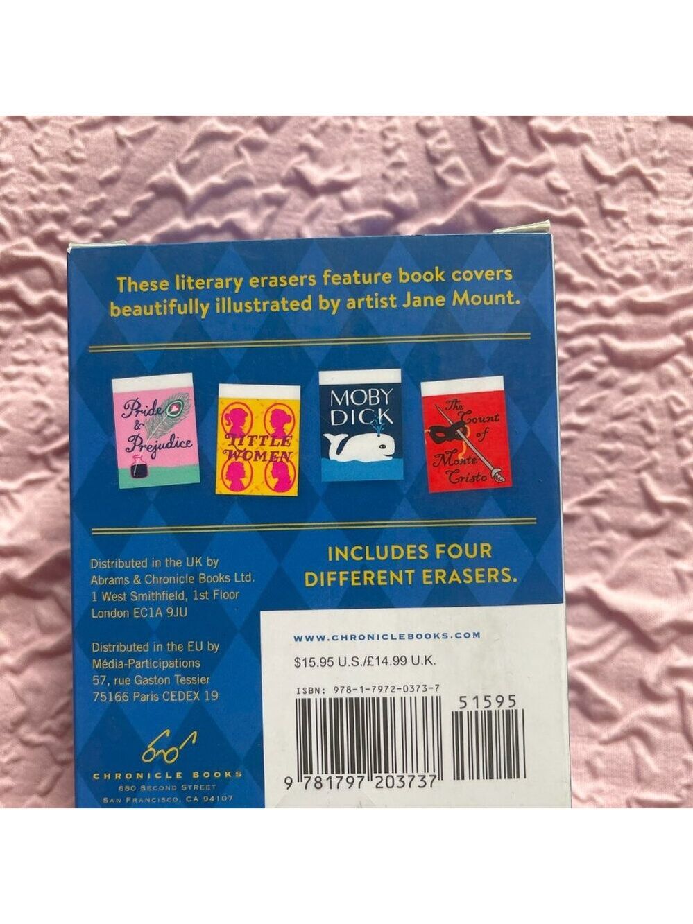 ($10) Bibliophile Erasers - Picture 5 of 12